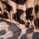image 4 of OHS Leopard Print Microfibre Easy Care 25cm Deep Fitted Bed Sheet | Brown | Natural | King