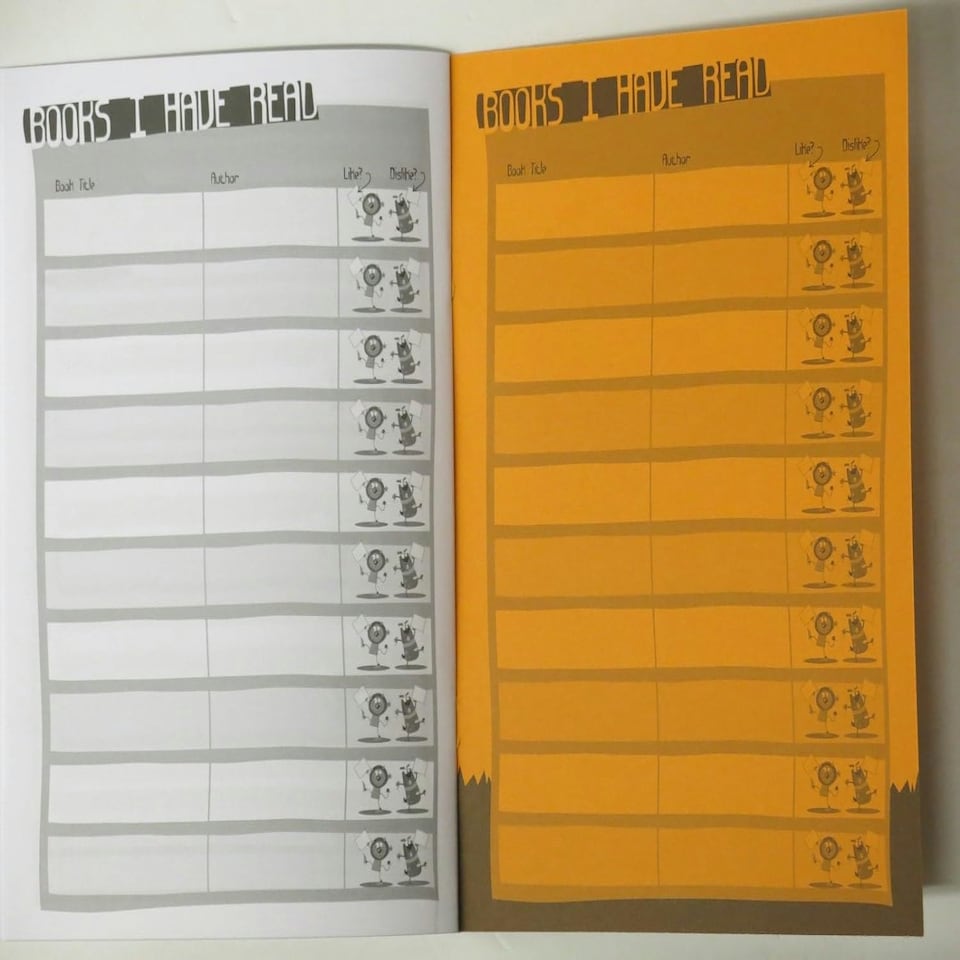 image 1 of Silvine A5 reading record book (key stage one KS1 edition) - orange cover