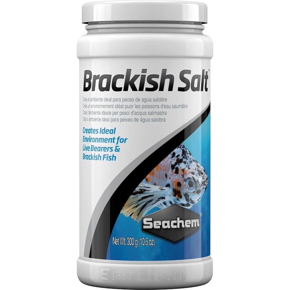 Seachem Brackish Salt - 300g Pack | Brown