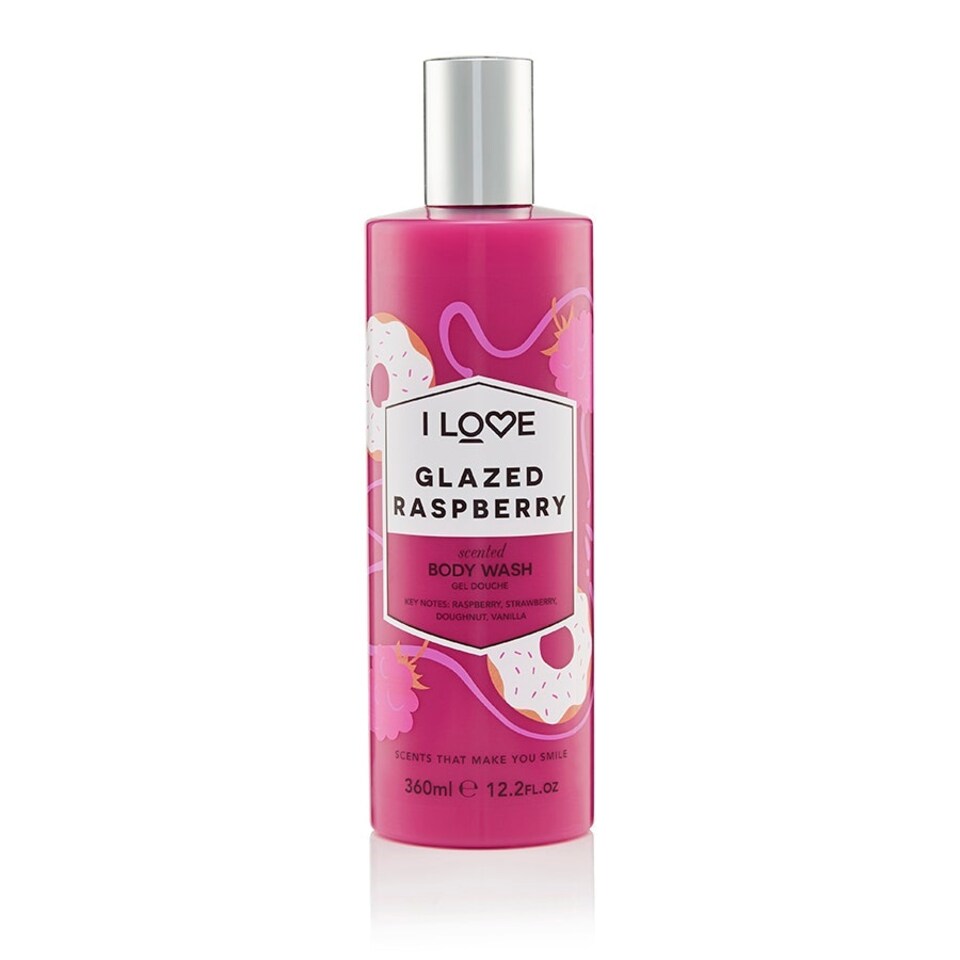 image 1 of I Love Signature Glazed Raspberry Scented Body Wash 350ml