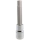 image 1 of 11mm Hex Allen Key Long Bit Internal Socket Metric 1/2" Drive 100mm Length Cr-V