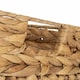 image 4 of Water Hyacinth Shallow Rectangular Storage Basket Brown | Brown | S