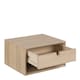 image 3 of Century 1 Drawer Wall Mounted Bedside Table in Oak