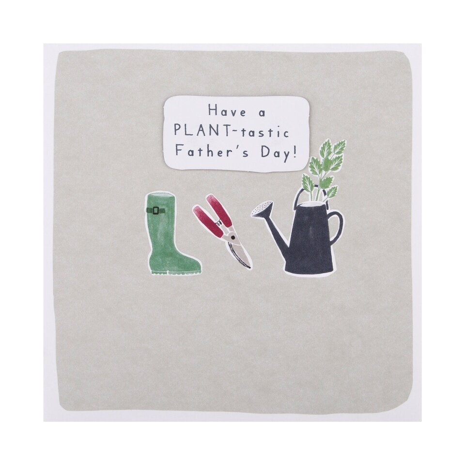 image 1 of Hallmark Father's Day Card - Fun Gardening Design