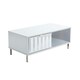 image 1 of Coffee Table 1 Drawer High Gloss Living Room Storage Furniture 1 Meter Wide White