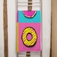 image 2 of donut cartoon pop art style Designer Bath Towel | Multi