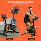 image 6 of SPORTNOW Exercise Bike, Stationary Bike with LCD Display for Home Cardio Workout