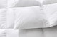 image 4 of 10.5 Tog Double Duck Feather & Down Duvet Cotton Cover Summer | White | White