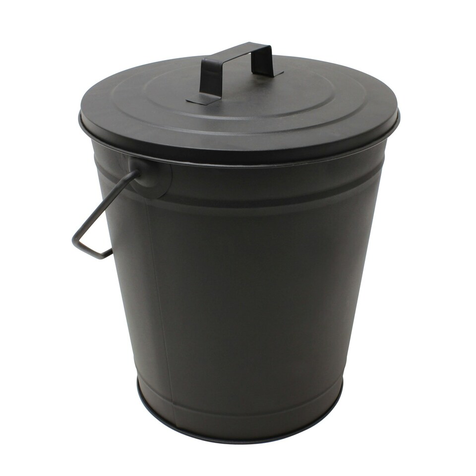 image 1 of JVL Steel Charnwood Fire Companion Coal Bucket - Black