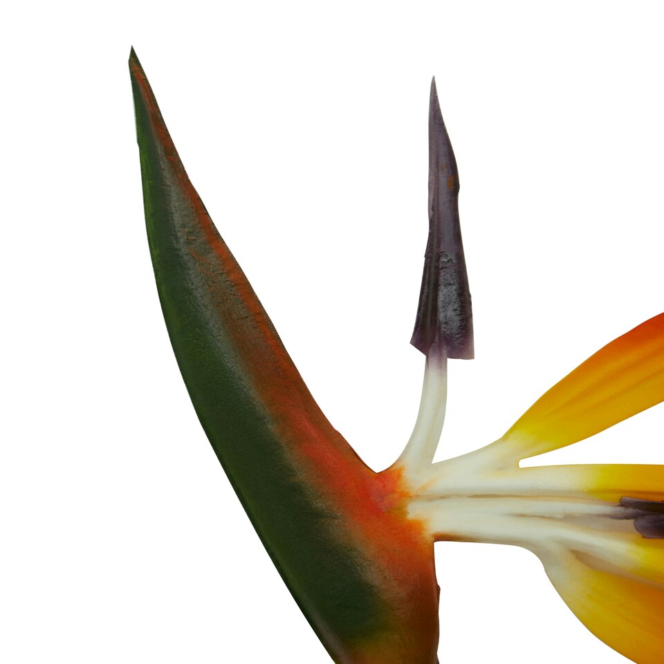 image 1 of Interiors by Premier Bird of Paradise – 92cm, Exotic Faux Flower With Bold Orange And Purple Petals, Adds A Tropical Touch