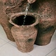 image 5 of Primrose Sama Cascading 3 Tier Ancient Jars Water Feature Brown 84cm