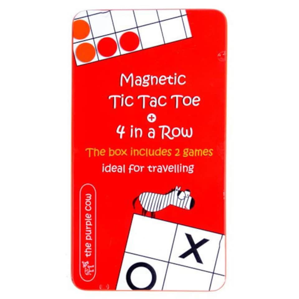 4 In A Row & Tic Tac Toe Magnetic Travel Game