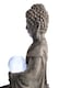 image 6 of Buddha and Crystal Ball Water Feature Fountain with LED Lights Indoor Outdoor Use H66cm