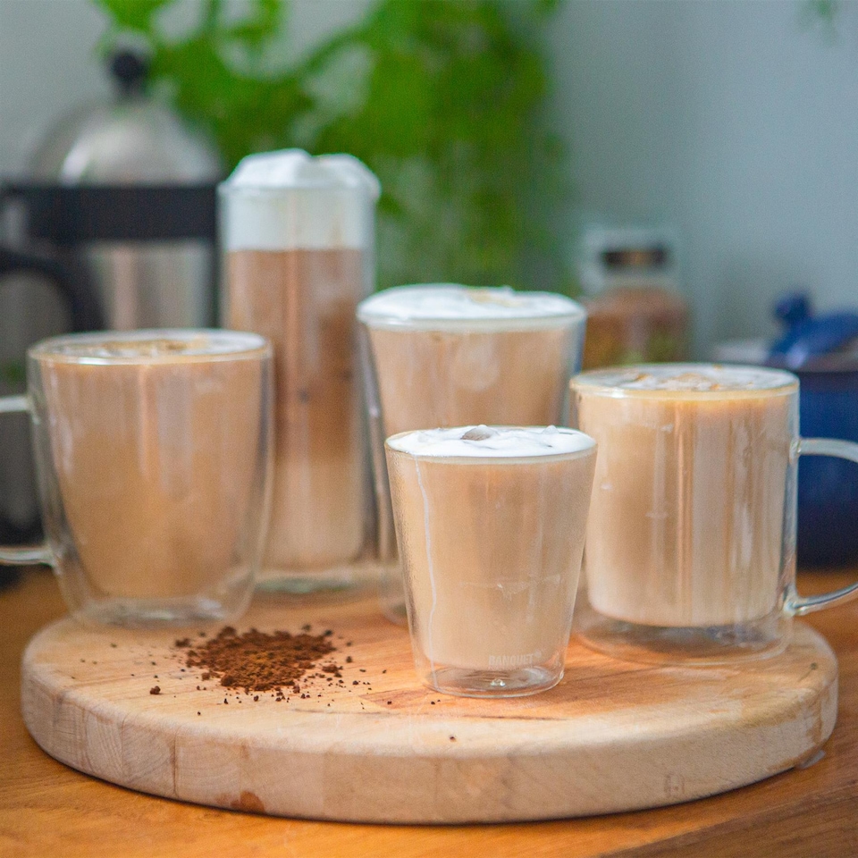 image 1 of Rink Drink Double-Walled Glasses Set - 360ml - Pack of 2 | Clear | Clear