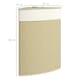 image 7 of HOMCOM 55L Laundry Hamper with Removable Washable Liner Bag, Nature Wood Finish Brown | Cream