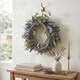 image 2 of Homescapes Artificial Lavender Wreath, 40cm, Purple