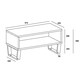 image 5 of Texas, Open Coffee Table Brown