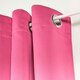 image 3 of OHS Plain Dyed Thermal Insulated Panel Pair Ring Top Blackout Eyelet Curtains, 66x54" Pink