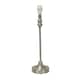 image 1 of ValueLights Maggie Chrome Candlestick Table Lamp Base | Silver