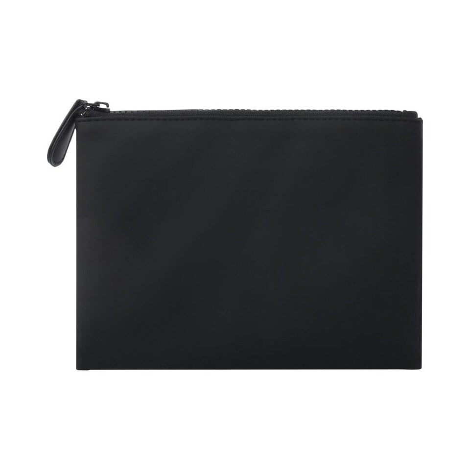image 1 of Turner Zipped Plain Pouch - Black - One Size