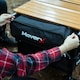 image 6 of MoverX Ultra Lightweight High Back Camping Chair, Foldable Garden Outdoor Picnic BBQ Festival Camp Chairs Black