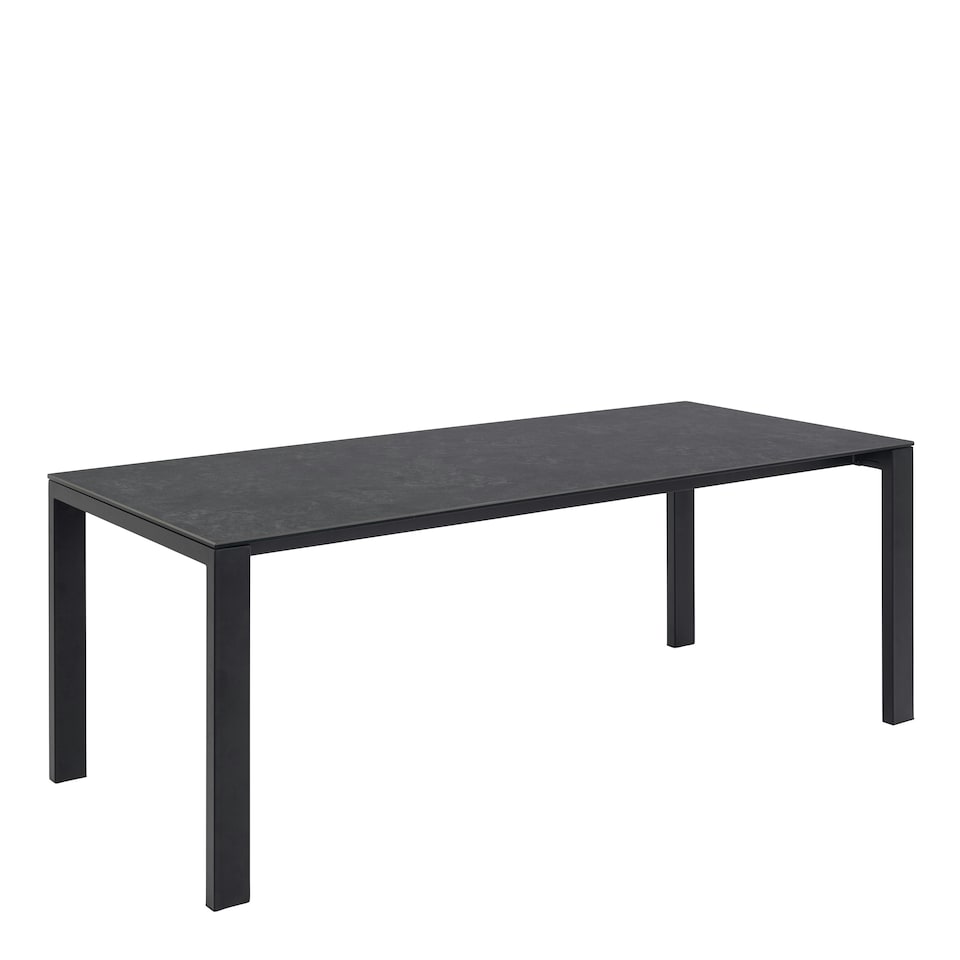image 1 of Brentford Matt Black Ceramic Dining Table
