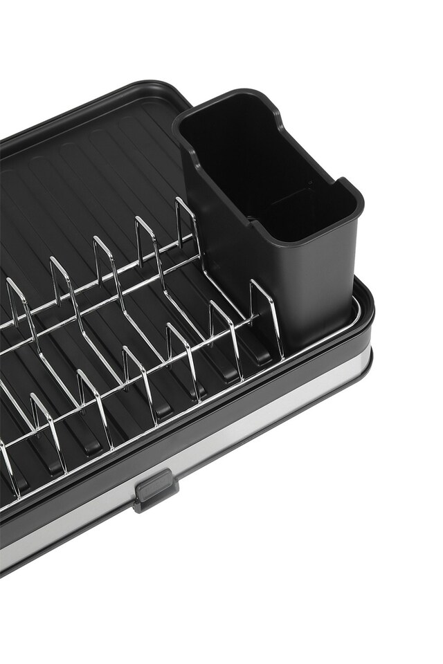 image 1 of Living and Home Expandable Dish Drainer Rack for Kitchen