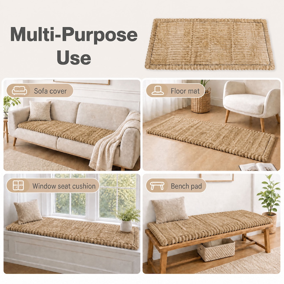 image 1 of Marlow Sofa Cover Corduroy Non Slip Machine Washable