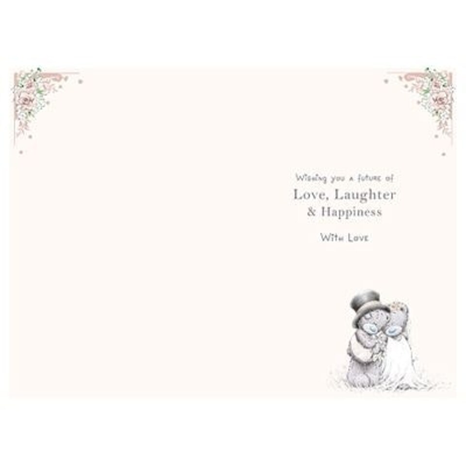 image 1 of Me To You Bear Congratulations Wedding Day Card