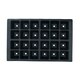 image 2 of 24 Cell Plant Trays Bedding Plant Pack Plastic Inserts Seed Tray Pots- 60 Trays Black