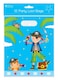 image 1 of Pack of 12 Pirates Party Large Loot Bags