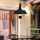 image 2 of Outsunny 2100W Outdoor Ceiling Mounted Halogen Electric Heater Hanging Patio Garden Warmer Light - Black