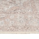 image 5 of KUKOON Neutral Beige Distressed Traditional Medallion Non Slip Washable Low Pile Rug 80cm x 150cm