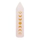 image 1 of Something Different Rose Quartz Moon Phases Crystal - Pink/Gold - One Size
