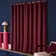 image 2 of OHS Essentials Eyelet Blackout Thermal Curtain Pair - 66x54 inch