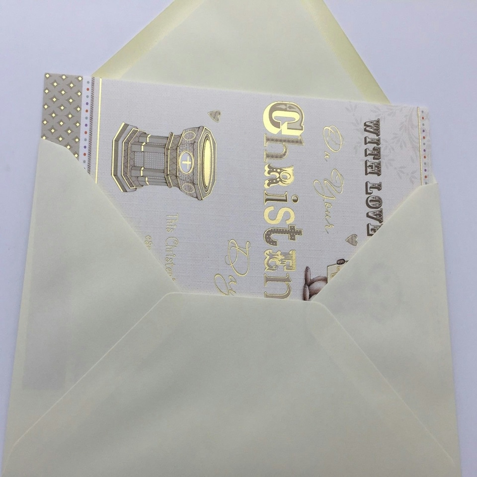 image 1 of With Love On Your Christening Day Christening Card