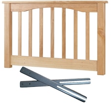 5ft King Size Beech wood finish solid,chunky headboard bed head end board. | Clear | 5ft King Size | 1