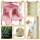 image 5 of Yaheetech 156 cm Multilevel Indoor Cat Climbing Frame Pink