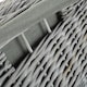 image 5 of Large Grey Wash Square Laundry Basket with Grey Sage Lining | Grey | Grey | Large