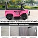 image 8 of COSTWAY Kids Electric Car 6V Powered Police Cars Pink