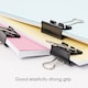 image 3 of Pack of 12 Black 25mm Foldback Binder Clips
