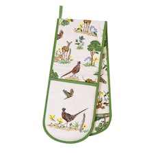 Ulster Weavers Thistlewood Double Oven Glove Green