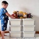 image 8 of HOMCOM Kids Storage Units with Drawers Chest Dresser Tower | Cream | 75 x 37 x 56.5cm