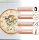 image 5 of Marco Paul 30cm Robin Garden Clocks with Thermometer | Multi