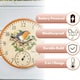 image 5 of Marco Paul 30cm Robin Garden Clocks with Thermometer N/A