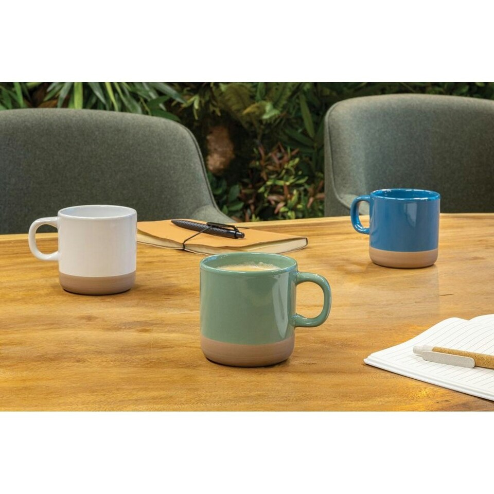 image 1 of XD Collection Glazed Ceramic 360ml Mug - White - One Size