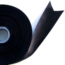 Black Satin Faced Ribbon Reel 45mm x 91m
