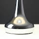 image 3 of ValueLights Teardrop Pair of Chrome Touch Table Lamps with Pink Shade