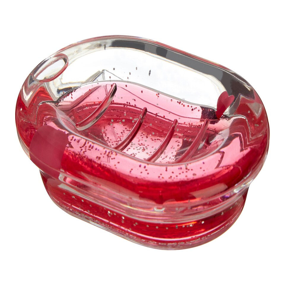 image 1 of Acrylic Hearts Soap Dish