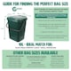 image 3 of All-Green 10 Litre Compostable Food Waste Bin Liners - 10 Rolls
